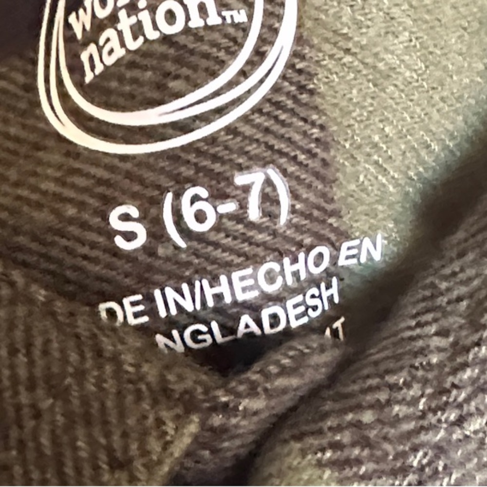 Wonder Nation Olive and Black